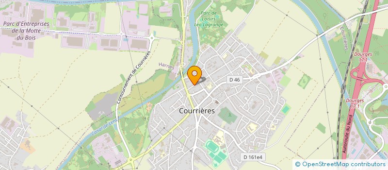localisation de l'entreprise DAMAUD  COURRIERES