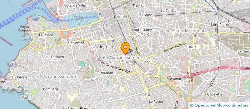 localisation de l'entreprise DAMAV à MARSEILLE