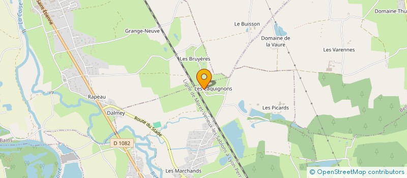 localisation de l'entreprise DAMAY  CUZIEU