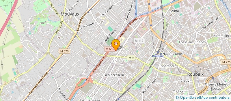 localisation de l'entreprise DAMB 1  TOURCOING