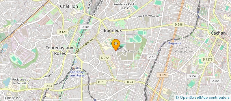 localisation de l'entreprise DAMBARD à BAGNEUX