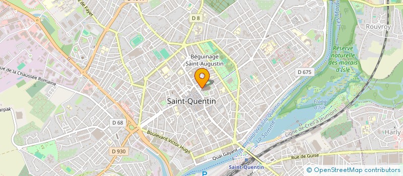 localisation de l'entreprise DAMBONVILLE CADIOU INDIVISION à SAINT-QUENTIN