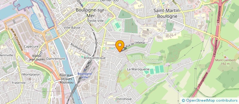 localisation de l'entreprise DAMBRE  BOULOGNE-SUR-MER