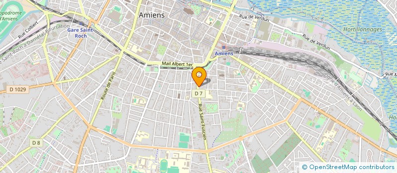 localisation de l'entreprise DAMBREVILLE PHILIPPE ET ELISABETH  AMIENS