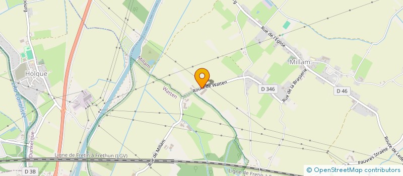 localisation de l'entreprise DAMBRICOURT LOCATION à MILLAM