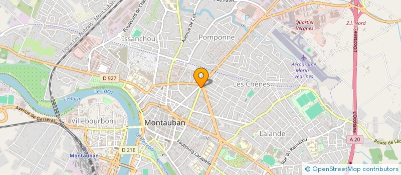 localisation de l'entreprise DAMBRINE  MONTAUBAN