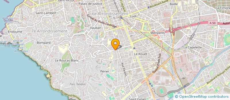 localisation de l'entreprise DAMBRINE à MARSEILLE