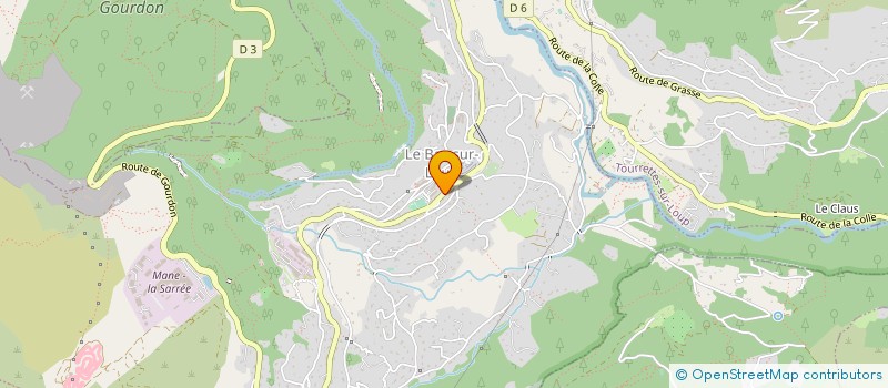 localisation de l'entreprise DAMCAM à LE BAR-SUR-LOUP