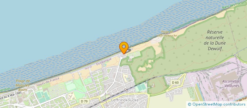 localisation de l'entreprise DAMCARIMMO  LEFFRINCKOUCKE