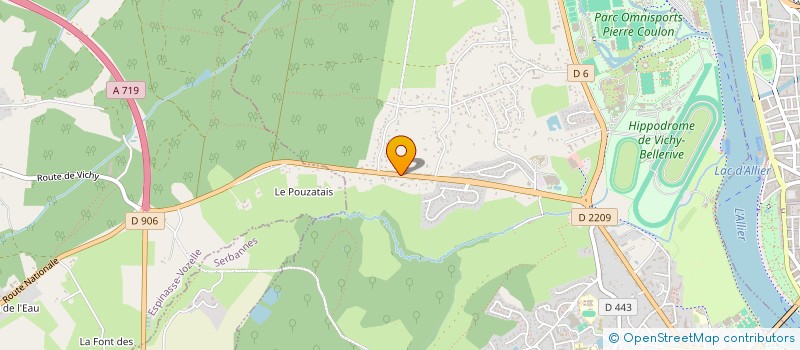 localisation de l'entreprise DAMCO  BELLERIVE-SUR-ALLIER