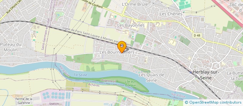 localisation de l'entreprise DAMCO  HERBLAY-SUR-SEINE