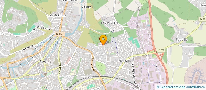 localisation de l'entreprise DAMCO ENTREPRISE à EVREUX