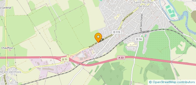 localisation de l'entreprise DAMCY  SAINT-NICOLAS-DE-PORT