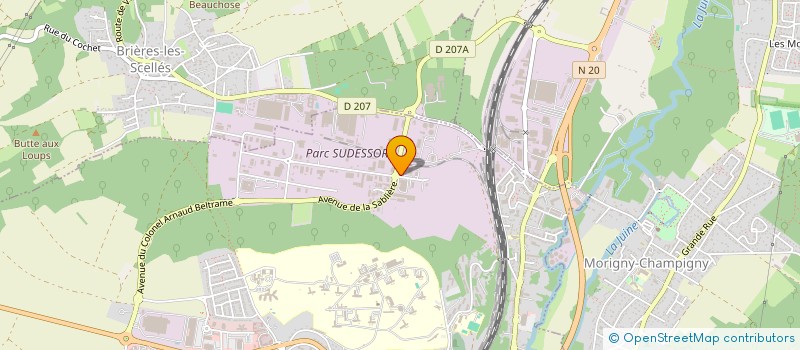 localisation de l'entreprise DAME BATIMENT  ETAMPES