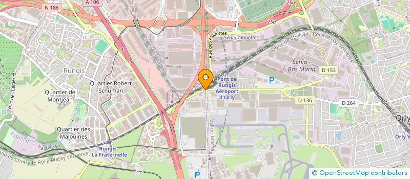 localisation de l'entreprise DAME CARCASSE  RUNGIS