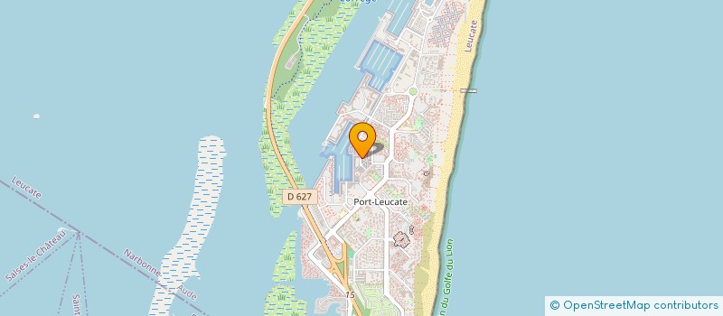 localisation de l'entreprise DAME DE CEZELLY  LEUCATE