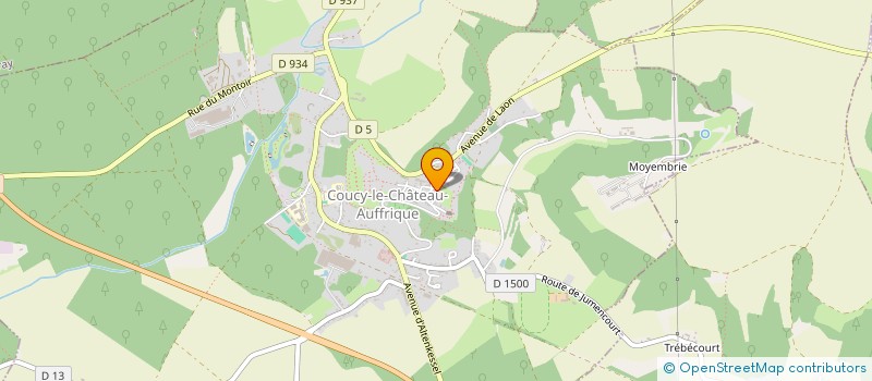 localisation de l'entreprise DAME DE FAYEL à COUCY-LE-CHATEAU-AUFFRIQUE