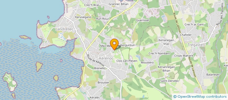 localisation de l'entreprise DAME DE FRANCE  PLEUMEUR-BODOU