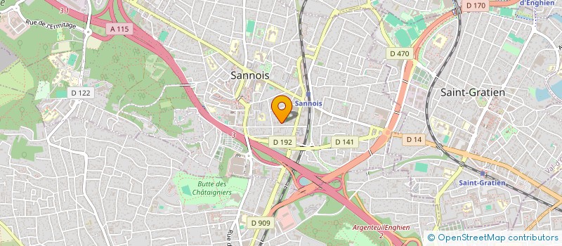 localisation de l'entreprise DAME DE LUNE  SANNOIS