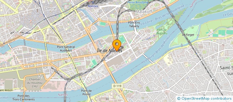 localisation de l'entreprise DAME DE SPORT à NANTES