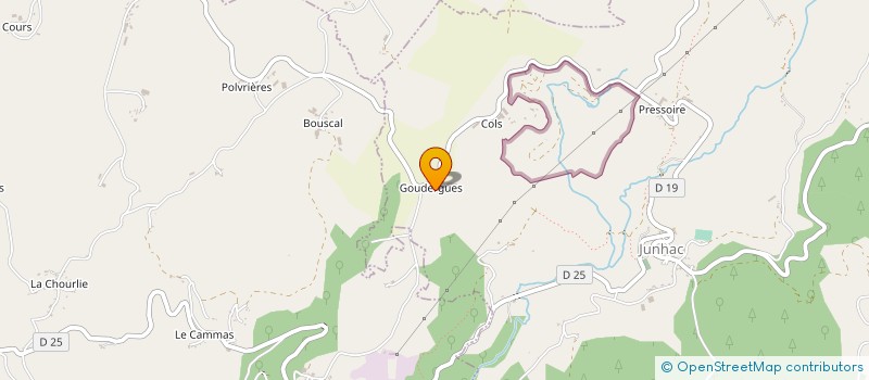 localisation de l'entreprise DAME DU CASTELDOZE à JUNHAC