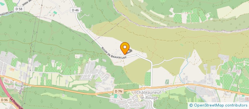 localisation de l'entreprise DAME FLORA  CHATEAUNEUF-LE-ROUGE