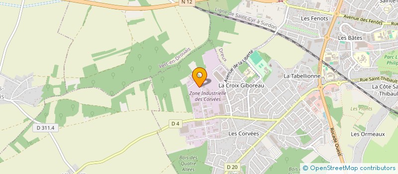 localisation de l'entreprise DAME LES BOIS DU SEIGNEUR à VERNOUILLET