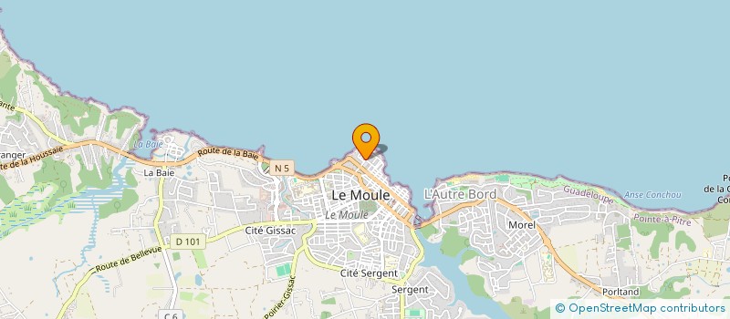 localisation de l'entreprise DAME LOCATION DE VOITURES à LE MOULE