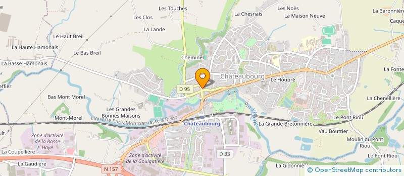localisation de l'entreprise DAME NATURE à CHATEAUBOURG