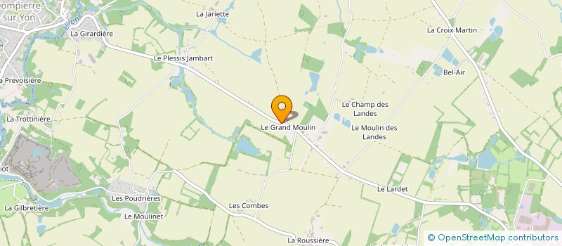 localisation de l'entreprise DAME ROUSSIERE à LA FERRIERE