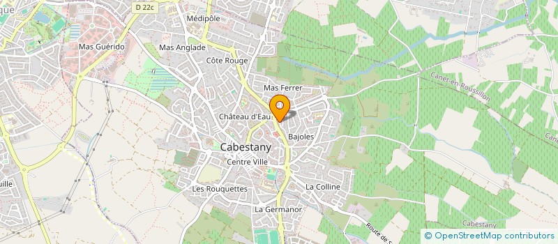 localisation de l'entreprise DAME SAURIMONDE  CABESTANY