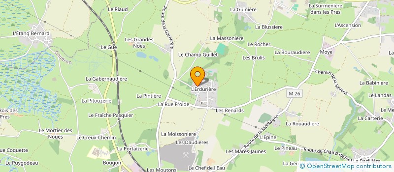 localisation de l'entreprise DAMECA à COUERON