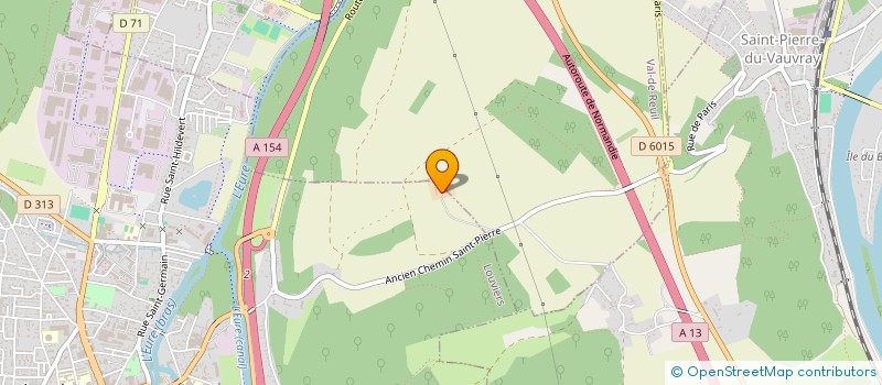 localisation de l'entreprise DAMECO  LOUVIERS