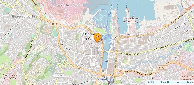 localisation de l'entreprise DAMEISS  CHERBOURG-EN-COTENTIN