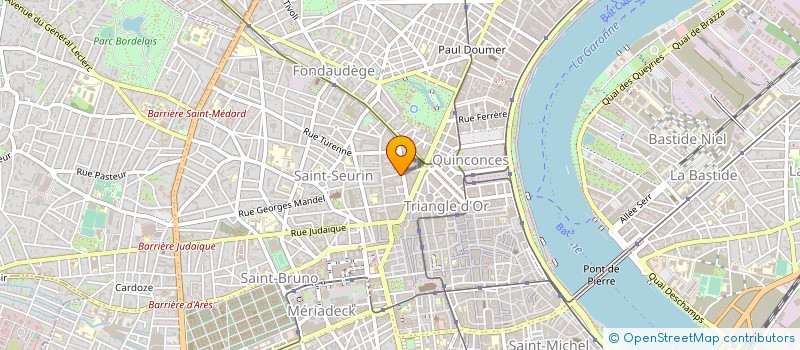 localisation de l'entreprise DAMELI DISTRI à BORDEAUX