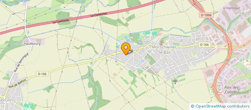 localisation de l'entreprise DAMEN  MORSCHWILLER-LE-BAS
