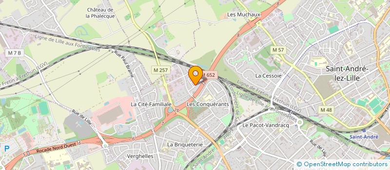 localisation de l'entreprise DAMENAGO à LAMBERSART