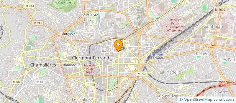 localisation de l'entreprise DAMER'S  CLERMONT-FERRAND