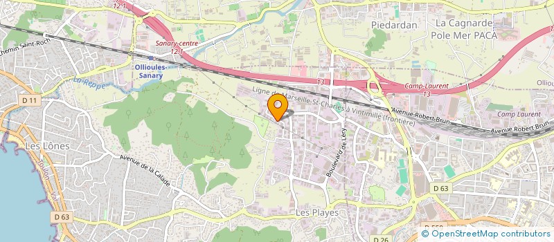 localisation de l'entreprise DAMEROCHIKEZ à SIX-FOURS-LES-PLAGES