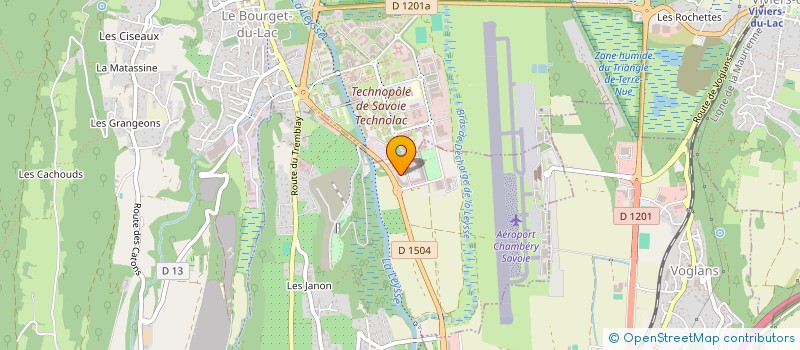 localisation de l'entreprise DAMEROM INVEST  LA MOTTE-SERVOLEX