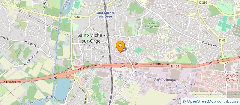 localisation de l'entreprise DAMERON à SAINT-MICHEL-SUR-ORGE