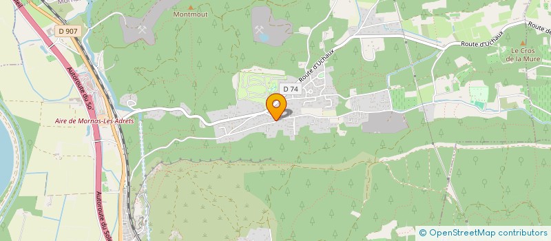 localisation de l'entreprise DAMERY  MORNAS