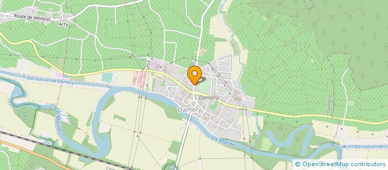 localisation de l'entreprise DAMERY  D'HIER A AUJOURD'HUI  DAMERY