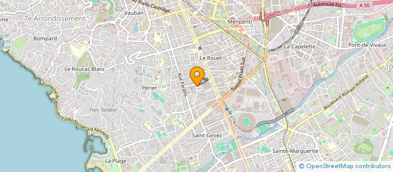 localisation de l'entreprise DAMES 55  MARSEILLE