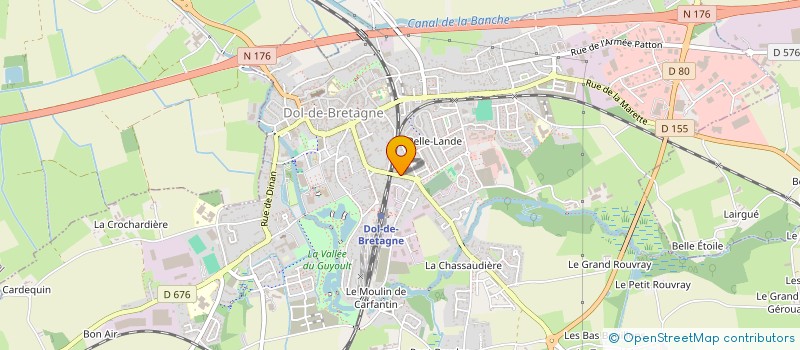 localisation de l'entreprise DAMES  DOL-DE-BRETAGNE