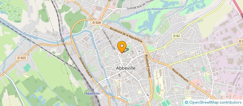 localisation de l'entreprise DAMES CARMELITES à ABBEVILLE
