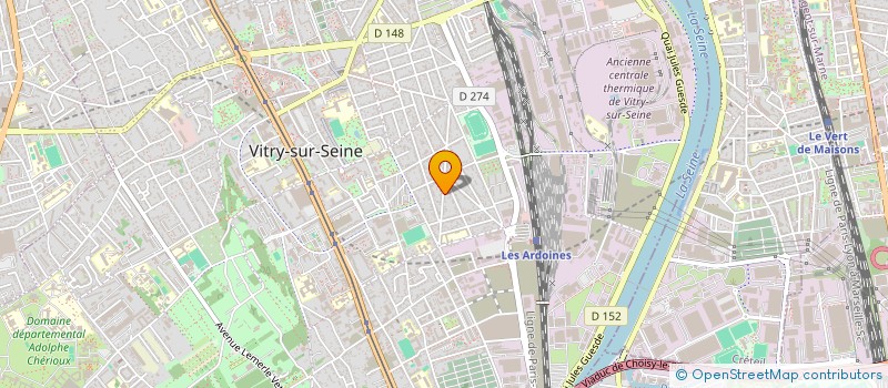 localisation de l'entreprise DAMES DE COEUR à VITRY-SUR-SEINE