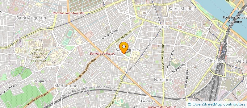 localisation de l'entreprise DAMES DE LA FOI à BORDEAUX