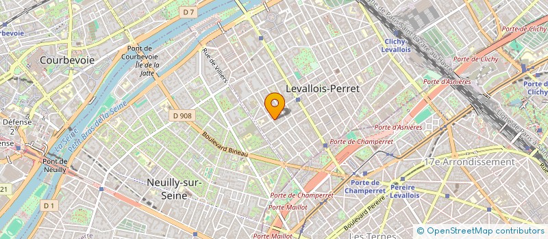 localisation de l'entreprise DAMES DE SEINE à LEVALLOIS-PERRET