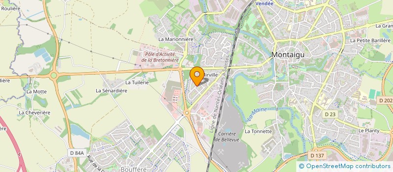 localisation de l'entreprise DAMEST à MONTAIGU-VENDEE